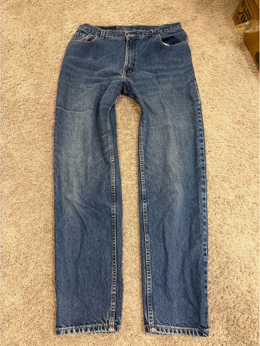 Vintage 90s Levi’s 550 Jeans Women’s 14 MIS M Made in USA 100% Cotton Mom Jeans